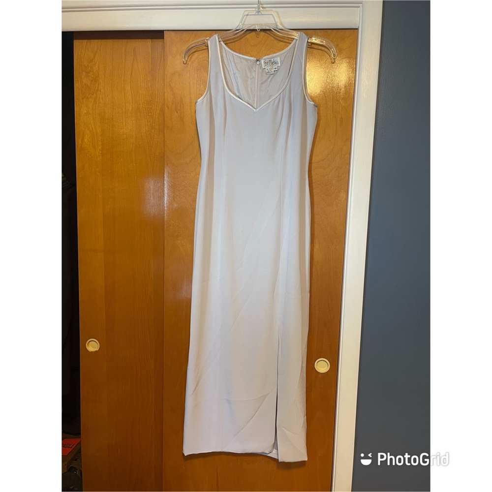 Vintage Bob Mackie Women’s Long Silver Occassion Dress